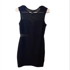 H&M Black fitted above the knee Dress Size Small